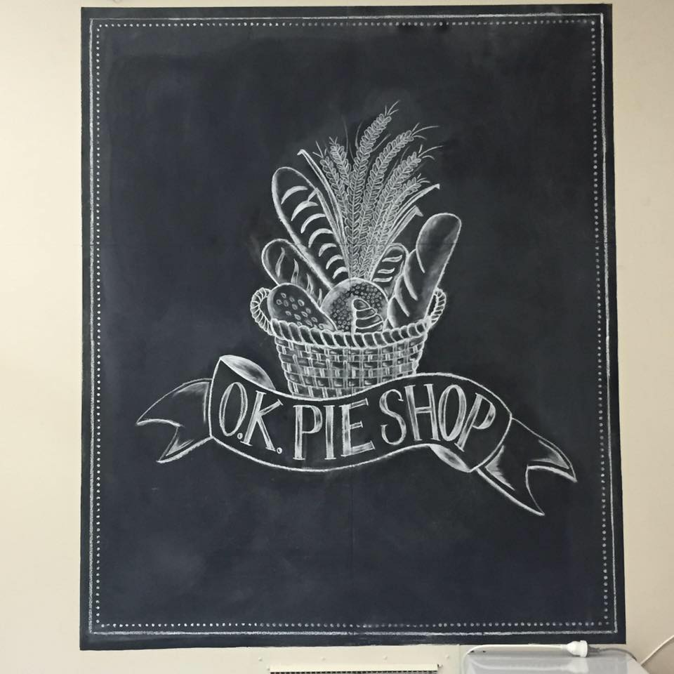 OK Pie Shop logo